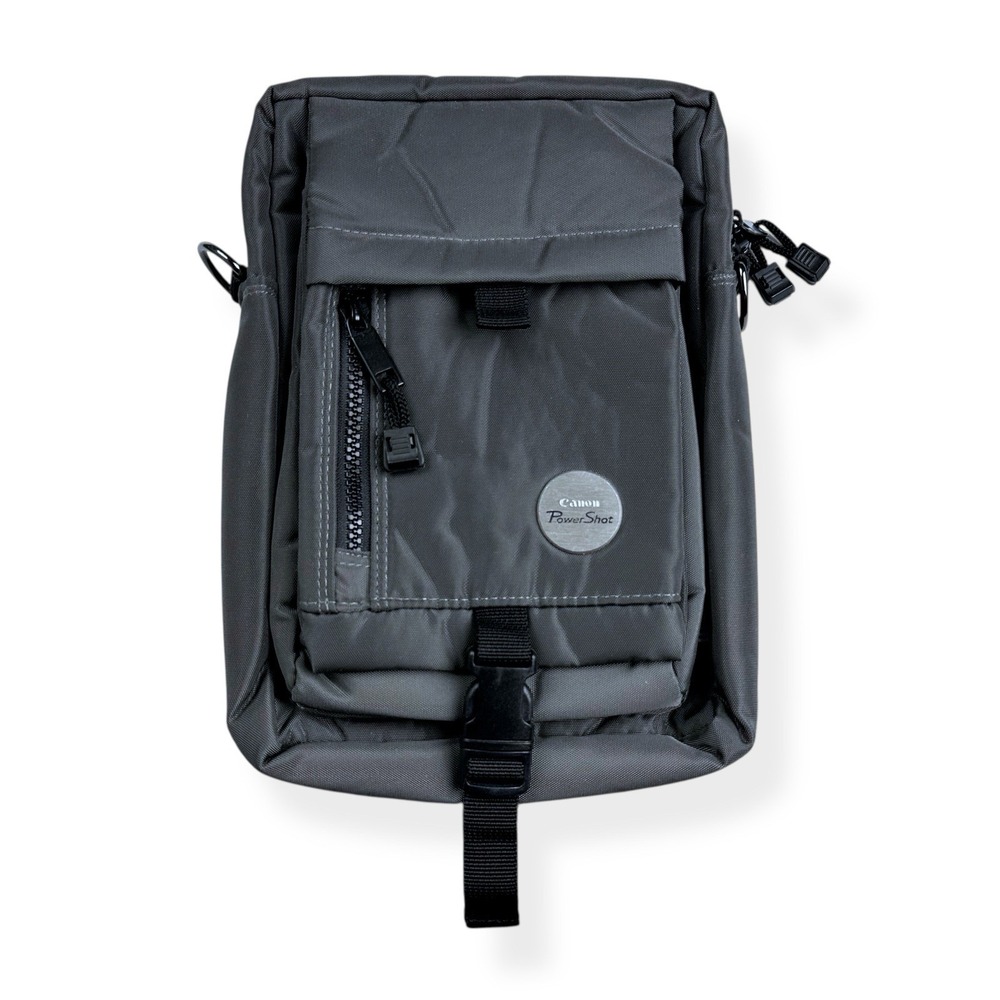 Canon PowerShot Camera Bag Carrying Case PSC-1 Pack Pockets Gray Zip *